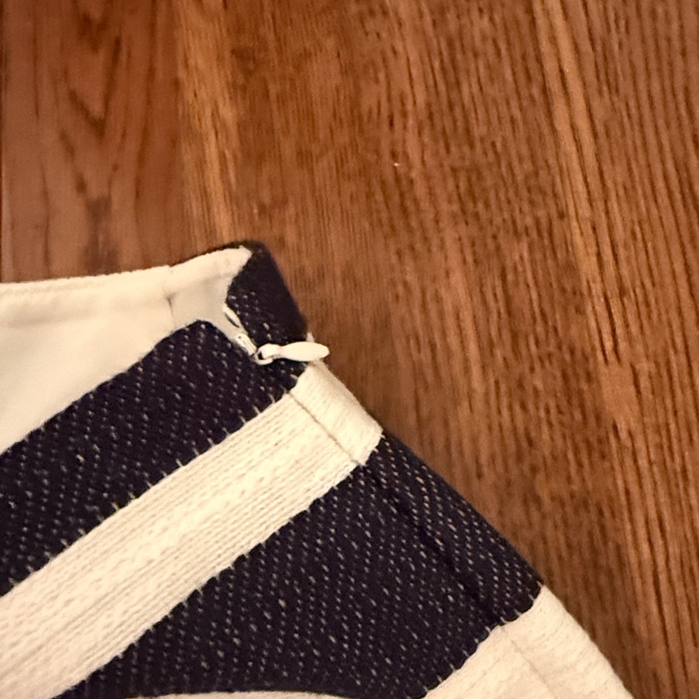Blue & White Stripe Skirt - Picture 3 of 6